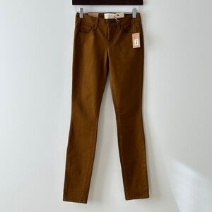 Rachel Roy Olive Brown Skinny Jeans Size 24